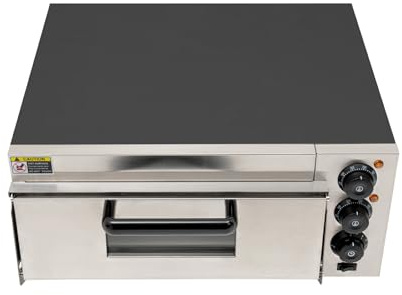 Forno per pizza elettrico per piano di lavoro, 2000 W, forno per pizza commerciale, per interni, forno elettrico per pizza per piano di lavoro, forno per pizza commerciale