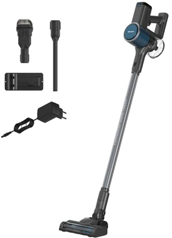 Taurus – Aspirateur sans Fil Homeland Ideal Touch| Batterie Amovible| Charge Rapide| 180 W|Autonomie de 35 Min|Filtre HEPA| Brosse Turbo| LED| Ecran numérique|Réservoir de 600 ML| Accessoires