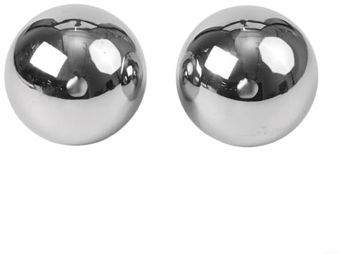 Esferas de acero inoxidable para jardín que añaden encanto a tu exterior para decoración con bolas flotantes (100 mm)