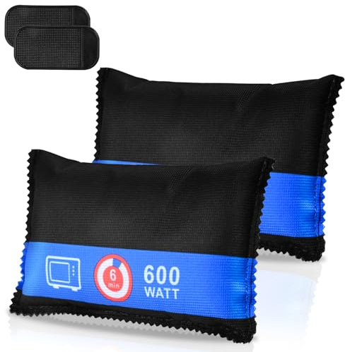 Gaethra Deshumidificador Coche 2x600g Reutilizable, Deshumectador de Aire, para Evitar la Humedad, la Humedad y la Condensación
