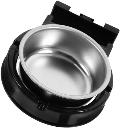 Stainless Steel Cigarette Ashtray with PVC Holder Wall Mounted