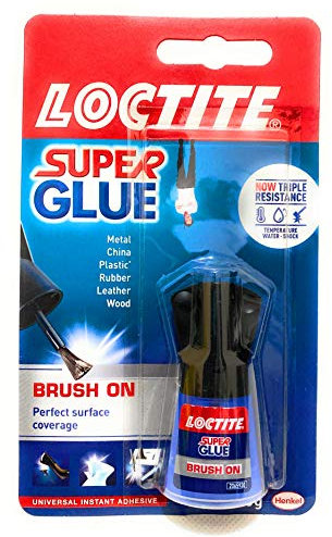 Loctite 2 X Instant Super Glue Adhesive Easy Brush On Spreading Applicator 5G by Loctite