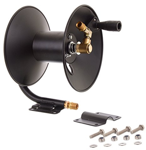 Hochdruckschlauchtrommel 210 bar für 15 m Hochdruckschlauch, kompatibel mit Kärcher-Hochdruckreiniger, manuell betrieben, ohne Schlauch