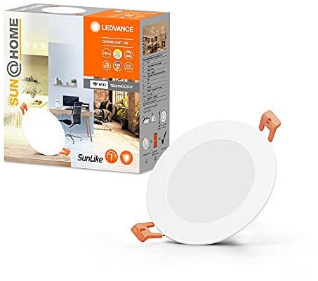 LEDVANCE Lampen mit Human Centric Lighting Technologie, Sun@Home Downlights Slim 120mm, 1er-Pack