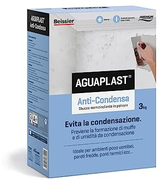 Aguaplast Masilla anticondensación temoaislante para problemas de moho y condensación, 3 kg