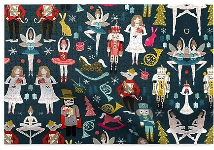 Personalized Jigsaw Puzzle - Create A Custom Picture Puzzle For Family Fun And Relaxation 1000piece Women's Nutcracker Ballet Xmas Dance