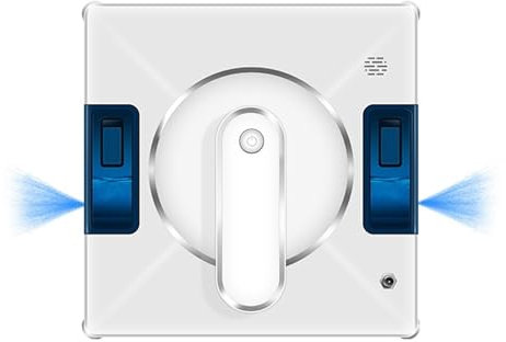 MZZYG Robot Limpiador de Ventanas Robot Aspirador De Ventanas, Pulverizador De Agua Doble, Sensor Láser, Fregona Húmeda For Vidrio Automático, Robot De Limpieza De Ventanas For El Suelo del Hogar