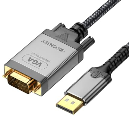 Weiara DP A VGA 1080P kabeladapterkabel 2 m dator VGA-kabel