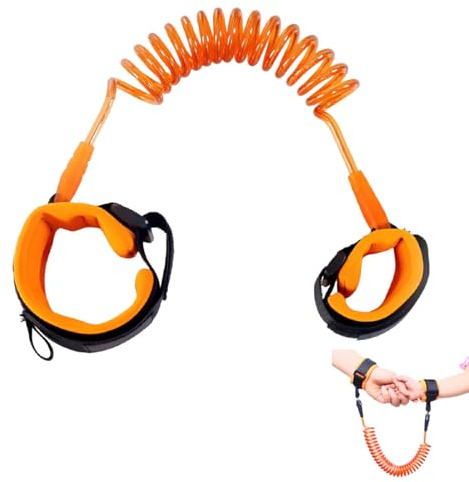 1 Unidad Pulsera Niños Antiperdida, Arnés De Muñeca Elástico Para Bebés Y Niños, Ideal Para Paseos, Viajes Y Actividades Al Aire Libre, 2 Metros