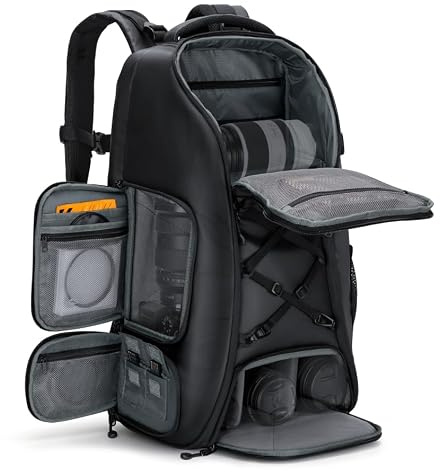 K&F CONCEPT Mochila Cámara Bolsa Fotografia Profesional 30L