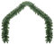 vidaXL Weihnachtsgirlande PVC 10m Tannengirlande Türgirlande Weihnachtsdeko