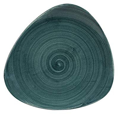 CHURCHILL Stonecast -Triangle Plate Teller- Durchmesser: Ø22,9cm, Farbe wählbar (Rustic Teal)