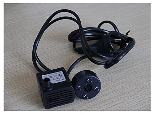 ZTBH Submersible Sump Pump 2. 5W AC220-240V Submersible Pump And 4 LED Lights Micro Water Pump Transfer Pump