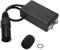 NestNiche Adaptateur De Casque D'aviation, Double Prise GA vers Adaptateur Mâle XLR 5 Broches, Câble D'extension De Casque, pour XLR