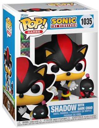 Funko Pop! & Buddy: Sonic The Hedgehog - Shadow The Hedgehog with Dark Chao - Collectable Vinyl Figure - Gift Idea - Official Merchandise - for Kids & Adults - Video Games Fans