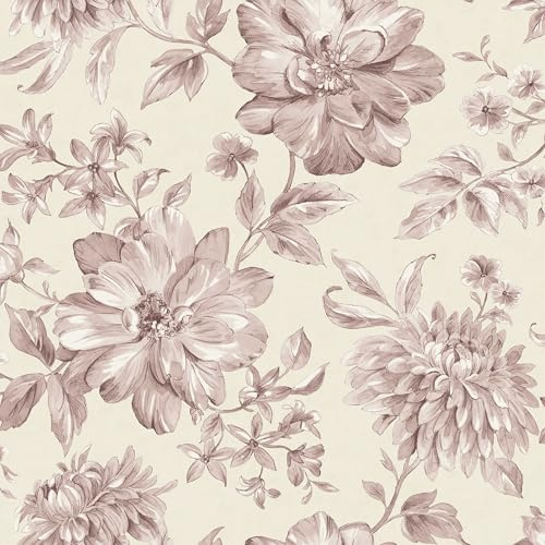 Fine Decor FD43609 Isabella Floral Wallpaper Roll, Pink