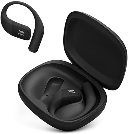 JBL Endurance Zone - True Wireless Open-Ear Sport Headphones with 4 mics for Crisp, Clear Calls, Water & dust Proof (IP68), and Up to 32 Hours of Playtime, Plus Speed Charge (Black/Grey)