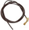 Unbespielt Lederband Braun 1m Lang Kürzbar Karabinerverschluss Goldfarben Kette Collier Halskette