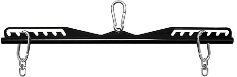 SevnElk Fitness Riemenscheibe Kabelmaschine Zubehör,Gerade Stange Latzugstange Zubehör für Bizeps und Trizeps Training Bodybuilding Krafttraining Training Gym Sport