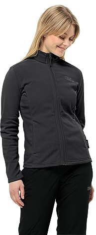 Jack Wolfskin Damen Taunus Fz W Fleece-Jacke, Schwarz, M EU