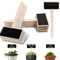 UNINGYI 30PCS Schwarz Hölzerne Pflanzenetiketten, T-Typ Garten Schwarzes Brett Marker, hölzerne Gartenpfähle für Gemüse Samen Kräuter Blumen Garten Rechteckig