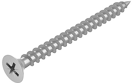SECCARO Vite per pannelli truciolare 3 x 35 mm, in acciaio inox V2A VA A2, vite per legno a filettatura totale, a croce/PZ, 200 pezzi