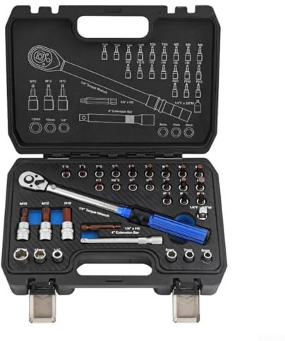 Juego de 32 llaves de carraca, juego de llaves de carraca de enchufe, herramientas de reparación de automóviles, kits combinados de mano con caja de almacenamiento, kit de herramientas mecánicas para