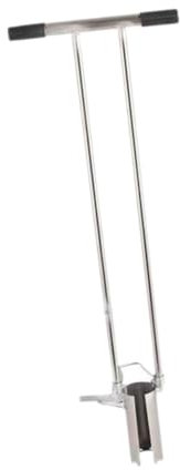 Sharplace Plantador de bulbos de Mango Largo, Herramienta de jardinería, trasplantador Manual Multiusos para Agujeros y trasplantar Plantas, Diámetro del Agujero