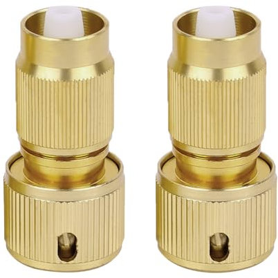 DINSOAVR 2Pcs Garden Expandable Hose Repair Kits Aluminium Faucet Adapter Water Hose Connector Expandable Garden Hose Repair