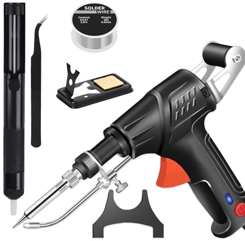 Outils de soudage industriel chauffés à l'intérieur, outils de soudage laser industriels chauffés à l'intérieur, fer à souder automatique filaire pour bricolage domestique industriel (noir, chaleur