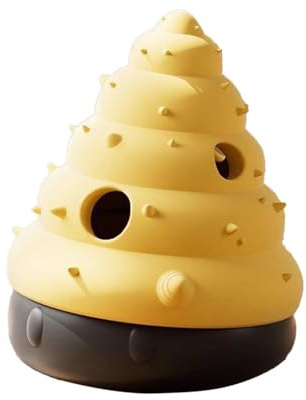 Gralara Boule pour Friandises Chien Jouet D'Entraînement Interactif Distributeur de Snacks Silicone Anti-Morsure Favorisant L'Apprentissage et La Recherche Al, Conque