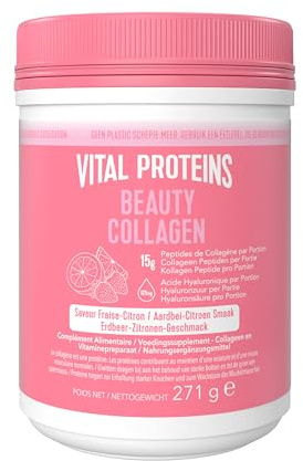 Vital Proteins Beauty Collagen, Acide Hyaluronique, Biotine, Poudre, 271 g
