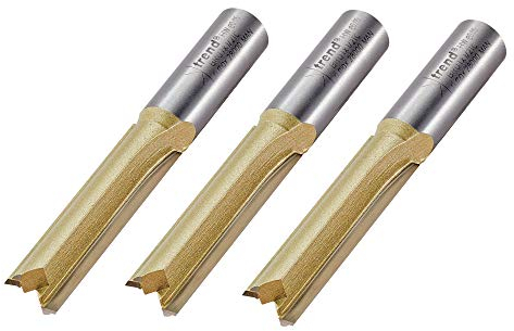 Trend - Broca Cortador de Encimera de 12.7 mm de Diámetro con 2 Hileras de Carburo de Tungsteno para Laminado y Madera Sólida