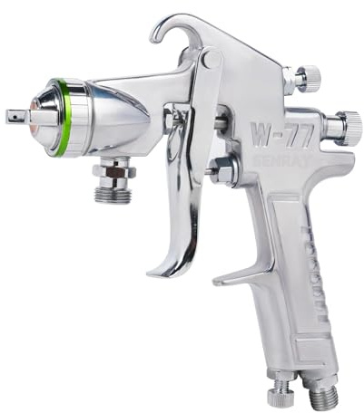 Senray Pressure Feed Air Spray Paint Gun, Pressure Pot Paint Sprayer Without Cup - 2.0mm Nozzle