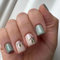 JUSTOTRY 24 Stück Olive Eckig Nägel Zum Aufkleben Kurz mit Leaves Muster,Grün French Press on Nails,Kunstnägel Fake Nails,Schöne Square Fingernägel Künstliche Nägel Mittel für Frauen