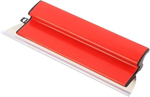 Spatule de surface en acier inoxydable antirouille, outils muraux, finition de cloisons sèches, spatule de lissage, lames d'écrémage flexibles pour le plâtrage des murs et des plafonds(taille: 40cm)