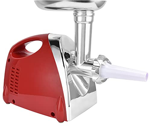 Tritacarne Elettrico Impastatrice per Carne Insaccatrice per Salsicce Domestica Acciaio Inossidabile Durevole Commerciale (Spina europea 220‑240 V)