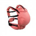 NéoBulle - Néo Plus V2 - Porte-Bébé Physiologique Compact, Respirant, Confortable et Évolutif - Large Ceinture Ventrale - 100% Coton Bio - Fabriqué en France - De 3 Mois à 3/4 Ans - Acajou