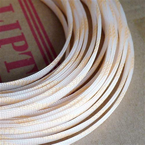XUZWMAGZJ 15meter Cable Sleeves 6mm Encryption PET Snakeskin Mesh 3 Wire Protecting Cable Sleeve, Wire Mesh Nylon Shock for Cable Sets