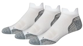 Amazon Essentials Hombre Calcetines para Correr de Corte Bajo de Rendimiento Atlético, Acolchados con Lengüeta en la Parte Trasera, Soporte para el Arco, Control de la Humedad