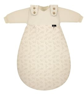 Alvi Baby-Mäxchen 3-teilig Bio-Baumwolle Baby Schlafsack Set, 2.5 TOG, Sommer- und Winterschlafsack, mitwachsendes Schlafsystem aus Baumwolle Starfant - Beige
