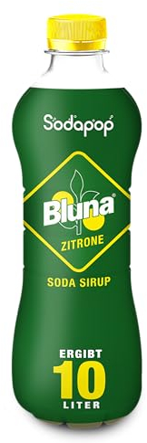 SODAPOP BLUNA Zitrone Sirup 500ml für 10 Liter