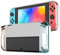 CUZKC für Switch OLED Case Hard Case Kompatibel mit für Nintendo Switch OLED-Konsole und Joycon Controller Clear TPU Case.