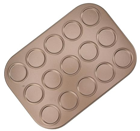 Teglia per torte Macaron, vassoio da forno antiaderente per Macaron, utensili da forno per biscotti Macaron in metallo per forno, strumenti da per torte croccanti (oro)
