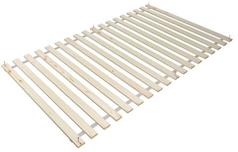 BDW Holztech Rollrost 350 kg - Hochwertiger extra starker Lattenrost aus heimischen Wäldern - Rolllattenrost unbehandelt für Ihren gesunden Schlaf (140x200)