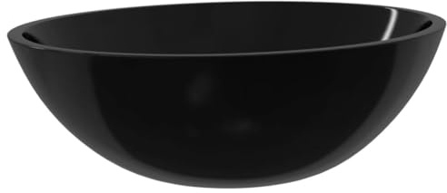 Lavandino in Vetro 50x37x14 cm Nero, Articoli di ferramenta, Prodotti Idraulici, Articoli Idraulici, Lavandini, Lavandini Bagno Nero