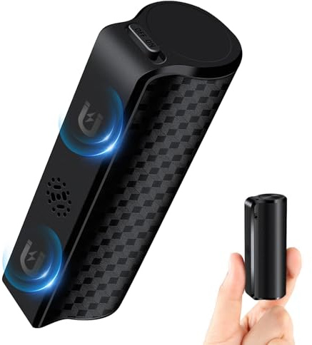 Enregistreur Vocal 30 Jours de Temps de Travail continu, Dictaphone Enregistreur Vocal avec Activation Vocale, Audio Enregistreur Espion, Rechargeable USB, réduction du Bruit Mini enregistreur Vocal