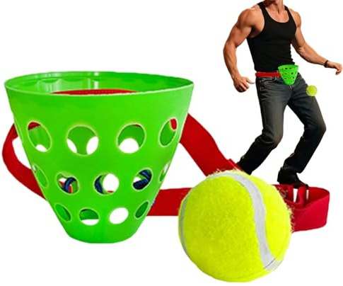 Generisch Juego de bolas oscilantes para tambalear – Divertido juego de temblor para fiestas con correas | Juego de pelota oscilante | Actividad al aire libre para coordinación de movimiento
