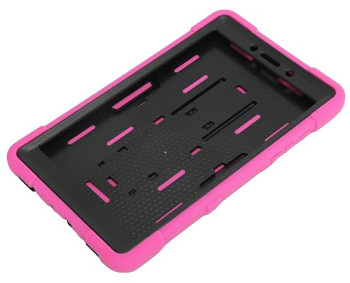 Vvikizy Skyddande Tablettfodral Mjukt Ljus Flera Färger för Tab En Lättbärbar Flexibel Silikondesign för Hemmabruk (Lila Röd)