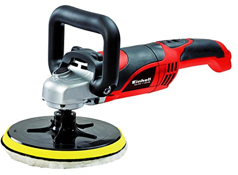 Einhell Winkelpolierer CC-PO 1100/2 E (1.100 W, 1.000-3.500 min-1 Drehzahl, 180mm Scheiben-ø, Drehzahlelektronik, Spindelarretierung, inkl. Zubehör)